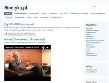 Tablet Screenshot of bioetyka.pl